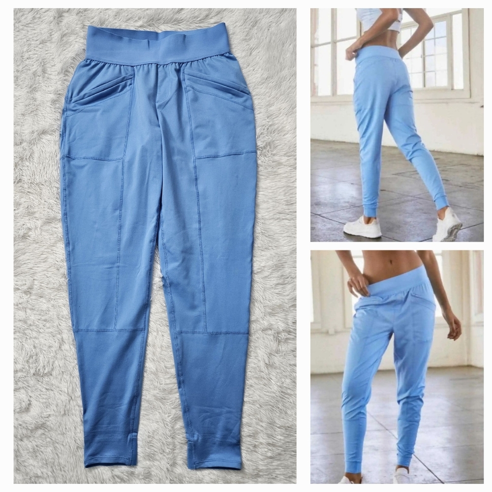 NWOT Free People High Fives Joggers Blue